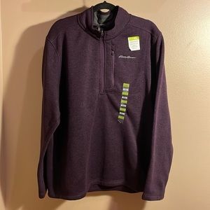 NWT Eddie Bauer 1/4 Zip - XL